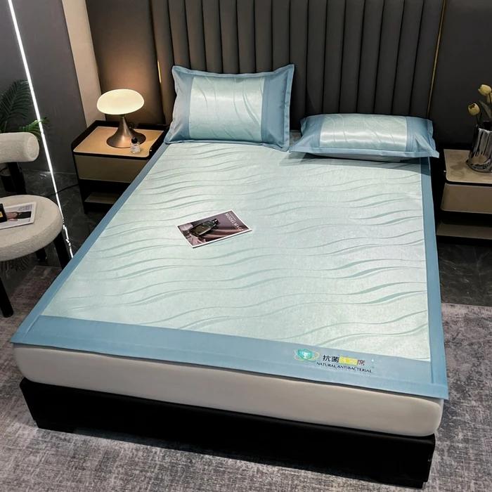 Jacquard Ice Silk Mat Bed Maternal and Infant Grade Ice Silk Summer Air Conditioning Mat Machine Washable