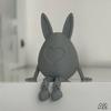 New 3D Easter Rabbit Egg Model With Joints Egg Ornament Articulated Egg Statue Home Office Decor Easter Decor Perfect Gift