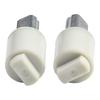 2x WC-Sitz Drehdämpfer Kunststoff Hydraulisch Soft-Close Drehdämpfer Scharnier Sanitär Badezimmer WC-Deckel Montage-Befestigung