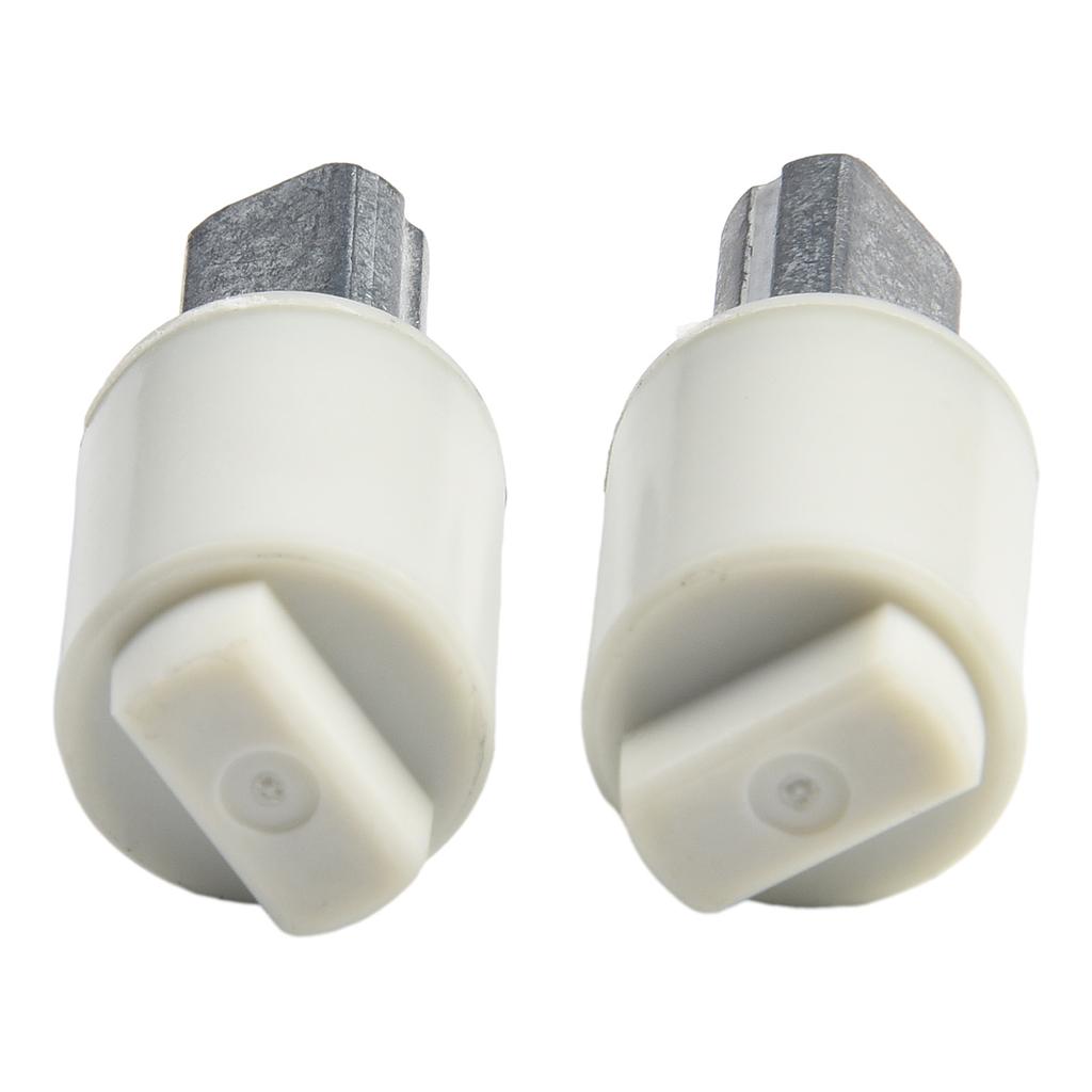 2x WC-Sitz Drehdämpfer Kunststoff Hydraulisch Soft-Close Drehdämpfer Scharnier Sanitär Badezimmer WC-Deckel Montage-Befestigung