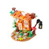 MOC Notice Board Building Blocks Bee Farm Fountain Bonfire Stove Medieval Town Street View Water Wall Bridge Road Sign Brick Toy
