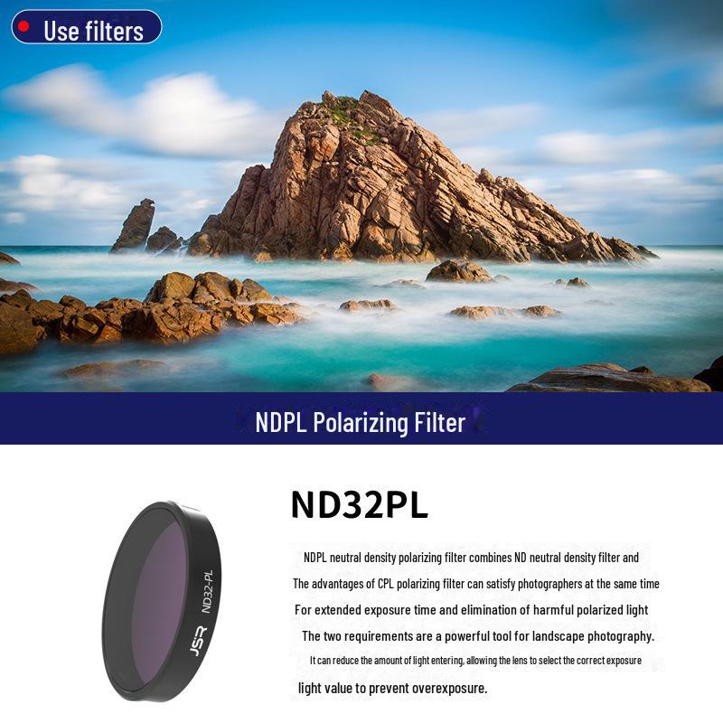 "JSR Universal Quick-Release Polarization CPL for DJI Action 3/4/5Pro"