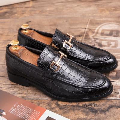 Herbst Britischer Block Herrenschuhe Koreanische Version Herren Hochzeitsschuhe Erhöhend Business Kleid Lässige Lederschuhe Herren Übergröße