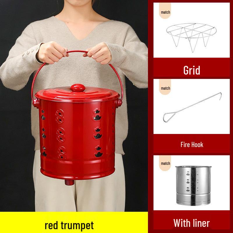 Incinerator Fire Bucket for Burning Paper and Incense