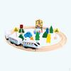 Toys for Kids Wooden Toy Train Set with Play Accessories Toddlers Educational