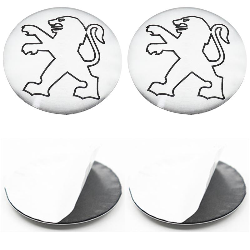 20pcs 56mm 60mm 65mm 54mm Peugeot Car emblem Wheel Center Hub auto Rim refit dust-proof badge covers sticker styling accessories