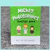 Funny Mighty Philosophers Children Question And Answer Desktop Cards Game