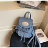 2025 Korean Preppy Multi-Pocket Women's Backpack: Simple, Versatile Travel Bag for Summer