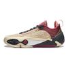 Li Ning All City 14 Cushioning Slip Resistant Abrasion Resistant Rebound Low Top Basketball Shoes Men's Yellow Red ABAW001-5