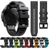 För Fenix 7 7X 6 6X 5 5X Plus Armband, Mk2 Mk2i Sport Silikonklockarmband För Garmin Epix Gen 2/MARQ/Descent G1 Solar/FR 965 955