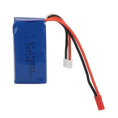 RC Helicopter Battery 7.4V 850MAH for WLtoys V912 V262 V333 4CH Single Blade RC Helicopter