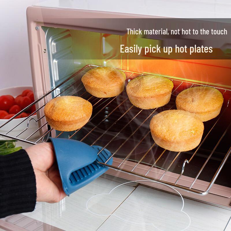 Silicone Heat Resistant Oven Mitts, 5-Pair Set