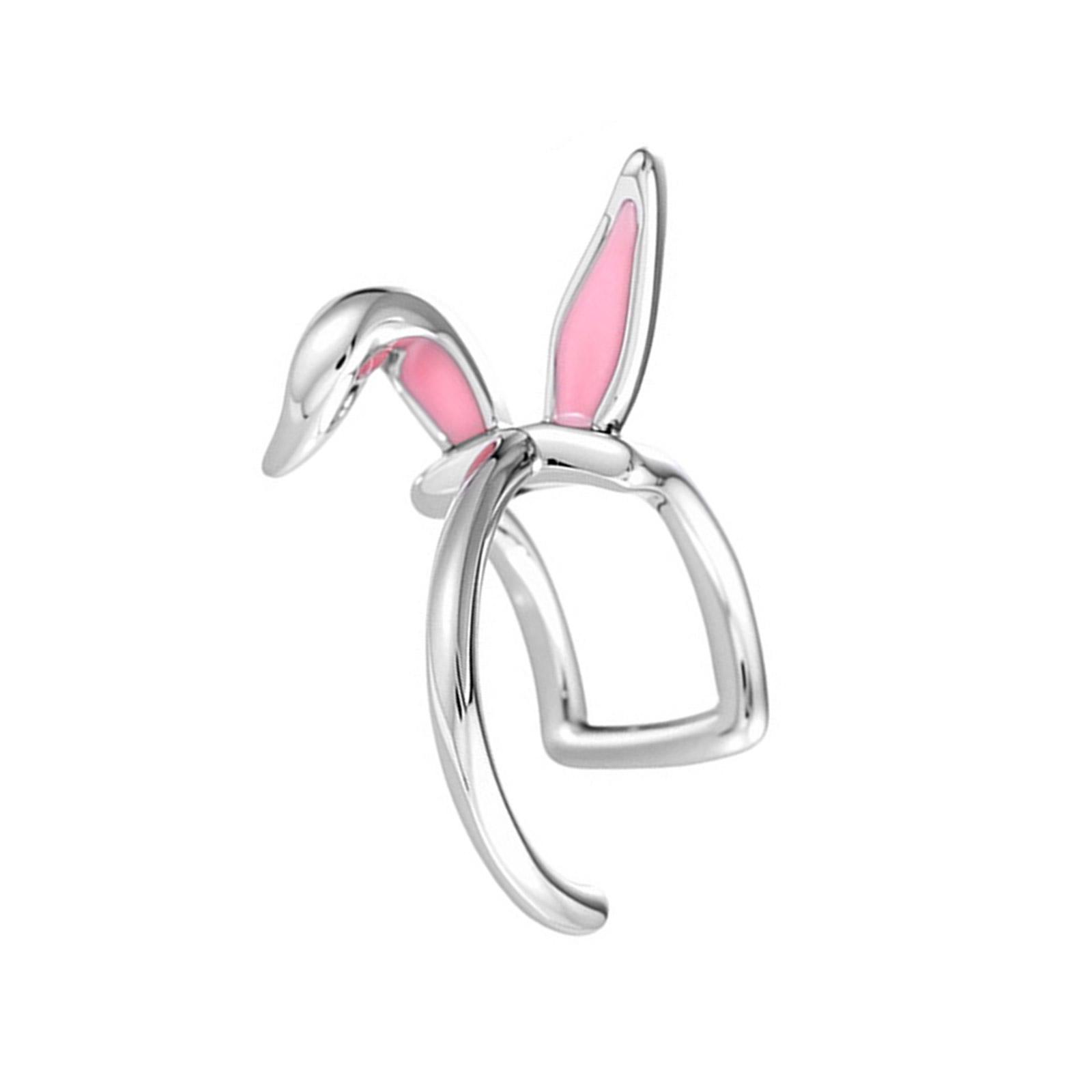 

Rabbits Ear Cartilage Ear Clip Comfortable Materials Portable Construction for Unpierced Ears Everyday Styling 1