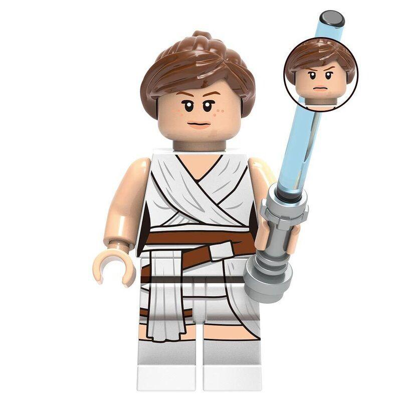 Minifigures Buliding Blocks Bricks Figures Rey Boba Fett