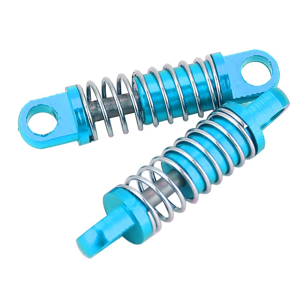 Adjustable Metal Front & Rear Shock Damper for 1 28 Weili RC Car K969 K989 P929 Parts Accessories(blue )