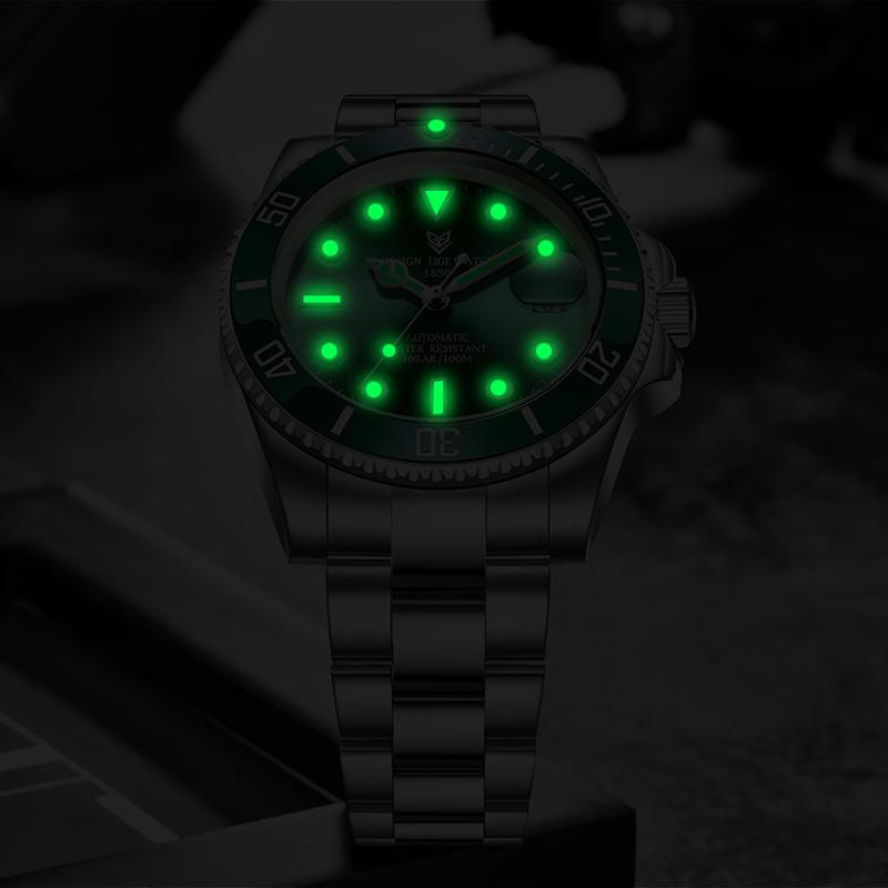 Fashion Sports Waterproof Men's Mechanical Wristwatches Casual Business Luminous Automatic Watch For Men Relogios Masculino