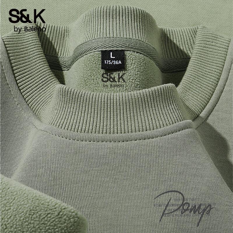 

Baleno Men s S&K Series Fleece Lined Crewneck Sweatshirt 3XL