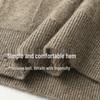 SHANSHAN Men's Merino Wool & Cashmere Blend Short Sleeve Sweater