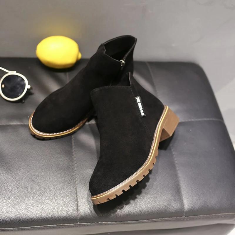 Podzim Zima Dámské Boty Boty Dámské Platformové Kotníkové Boty Pohodlné Plus Size Sněhule pro Ženy Dámské Platformové Boty Nwe