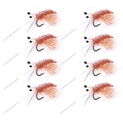 Goture Dry Fly Complete Fly Pack of 8 Fly Fishing Hairy Fly Mountain Stream Tenkara Trout Fishing Fly Set Can Be Used In Saltwater and Freshwater