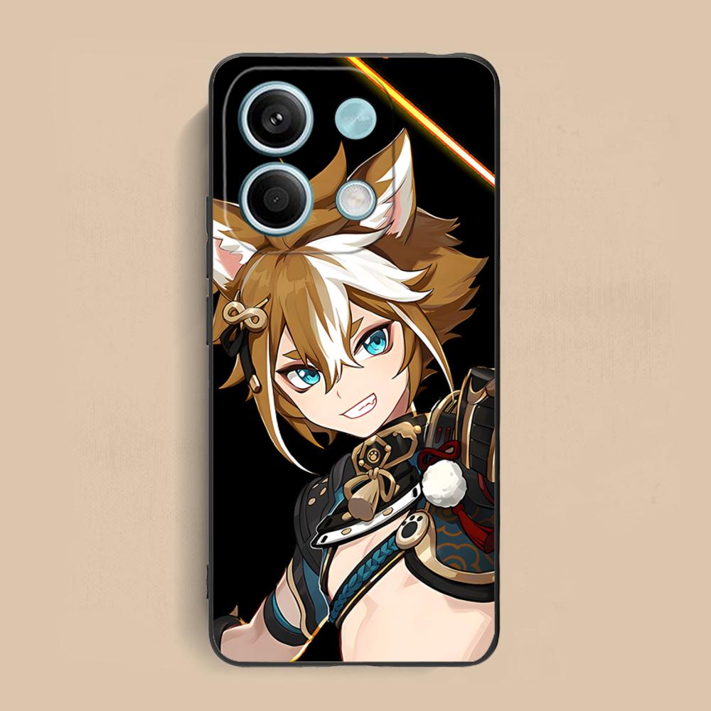 Game GI Gorou Mobile Phone Case for Xiaomi Redmi 15 14 13 12 A5 3 2 1 C Plus 4G 5G Colorful Printing Cover Luxury Cover