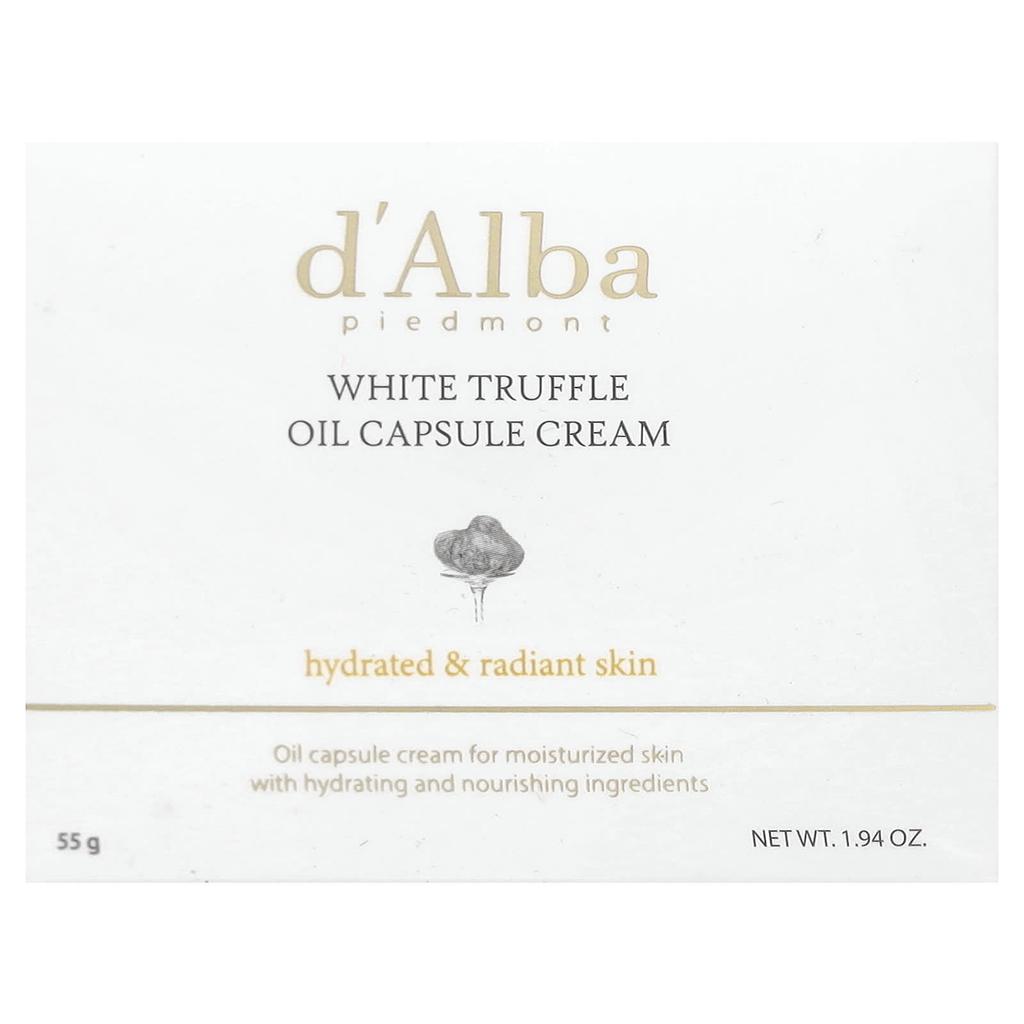 d'Alba White Truffle Oil Capsule Cream, 55G(1.94Oz)