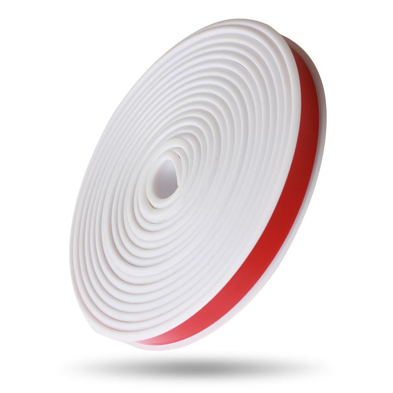 1 STuks Zelfklevende U-Vormige PVC Randbeschermer (5m Rol) - Geen Lijm Nodig, Robuuste Afwerking - Eenvoudig te Installeren