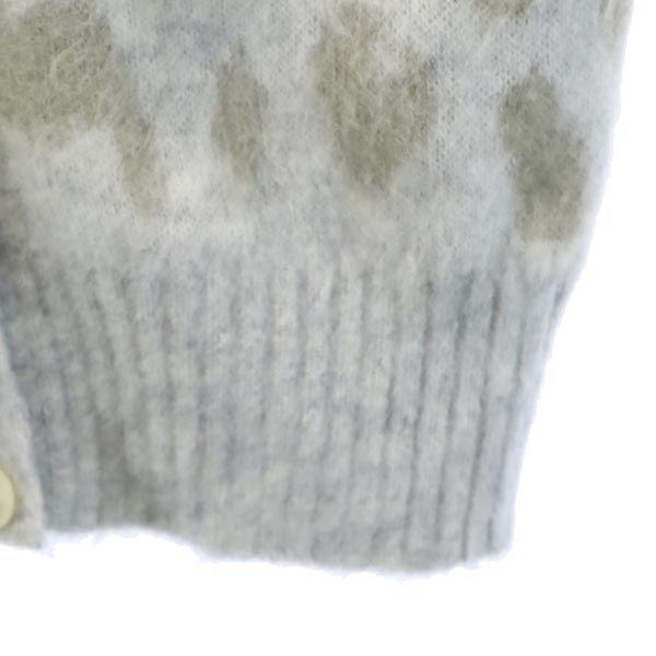 kei shirahata Mohair Blend Overall handle Long sleeve cardigan F Women Used