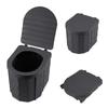 Flip-top Portable Toilet Use Garbage Bags Camping Toilet Accessories Vehicle-mounted Toilet  Hiking