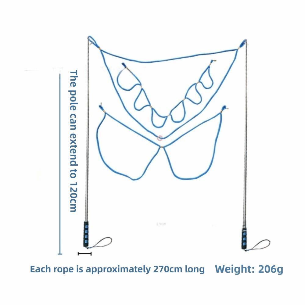 Scalable Bubble Stick Double Pole Giant Bubble Maker Bubble Blowing Prop Bubble Party Favors