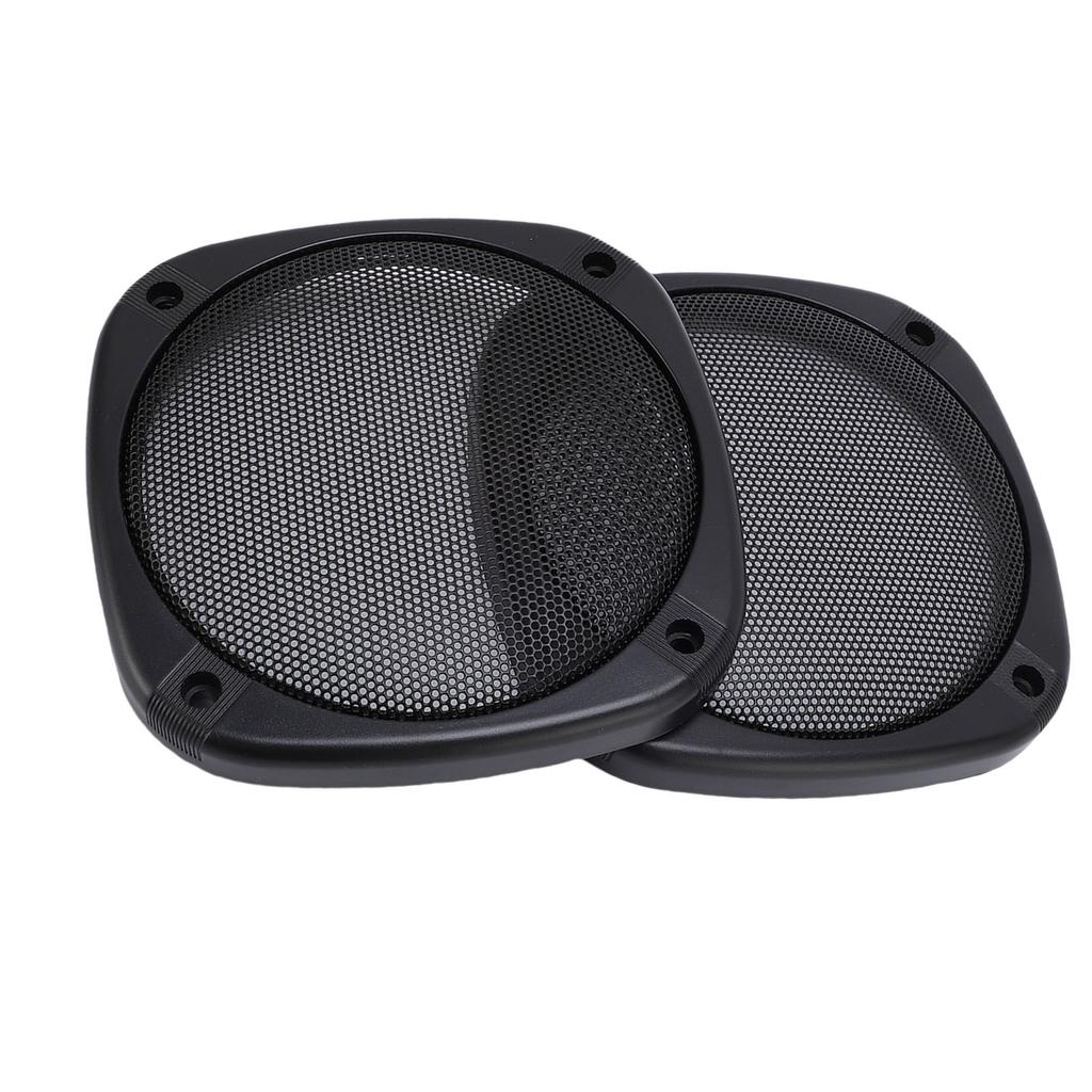 2Pcs Ceiling Speaker Grille Covers Commercial Metal Mesh Car Decorative Grills Accessory Part with 8 Mouting Screws