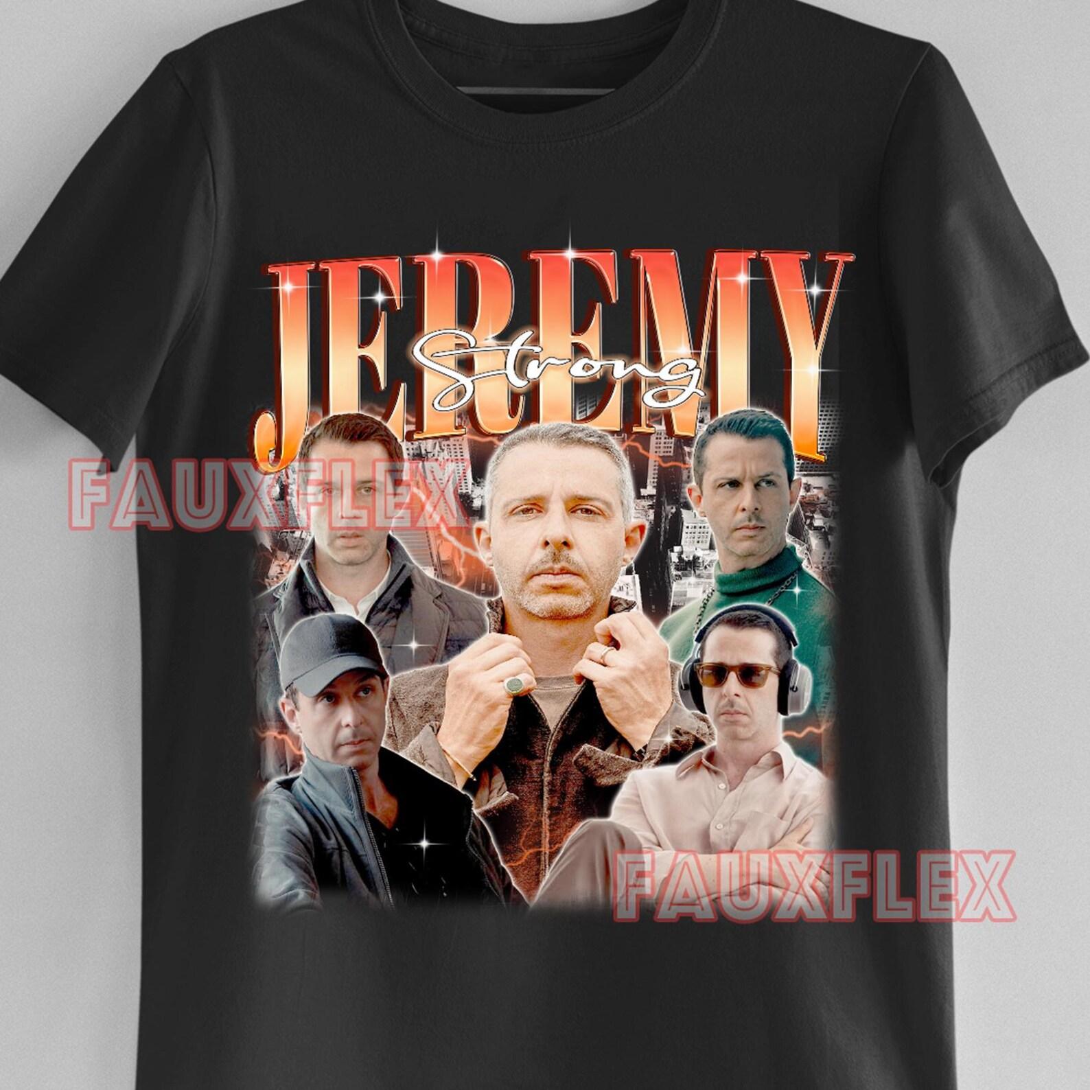 Jeremy Strong 90s Retro T-Shirt, Fan Tee M