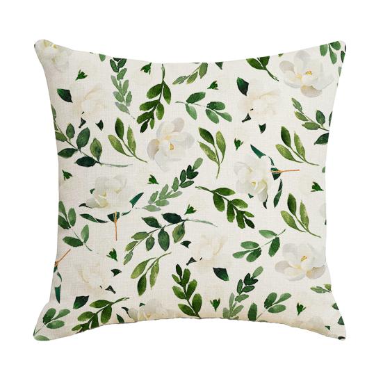 Federa Cuscino con Stampa Floreale, Copricuscino Traspirante per Tutte le Stagioni, Federa Cuscino con Design Botanico Nordico Tropicale, Morbida Custodia Decorativa per Cuscino per Divano Letto Sedia