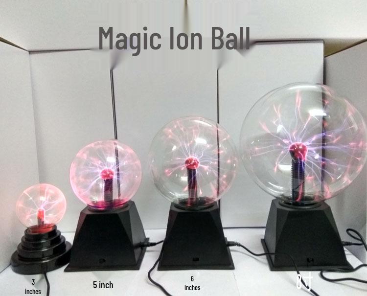 3" USB Electrostatic Lightning Ball Night Light 