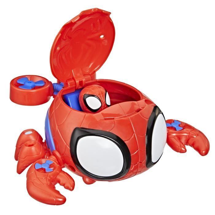 Figurine et véhicule Spidey Water-Webs Araignée de mer, Marvel Spidey et ses Amis Extraordinaires, Dès 4 ans