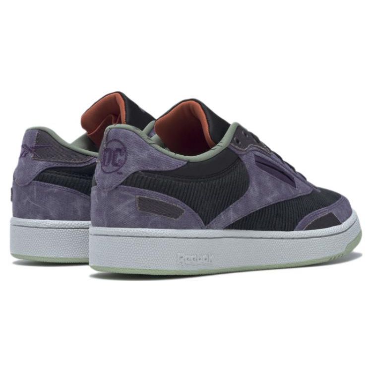 DC X Reebok Club C 85 The Joker Men Sneakers Purple Purple-Shade Spirit-White HQ4573
