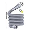 Leakproof Foldable RV Sewer Pipe Kit 3 4 5m Caravan Hose with Adjustable Adapter Clamp Odor Resistant Waste Water Disposal