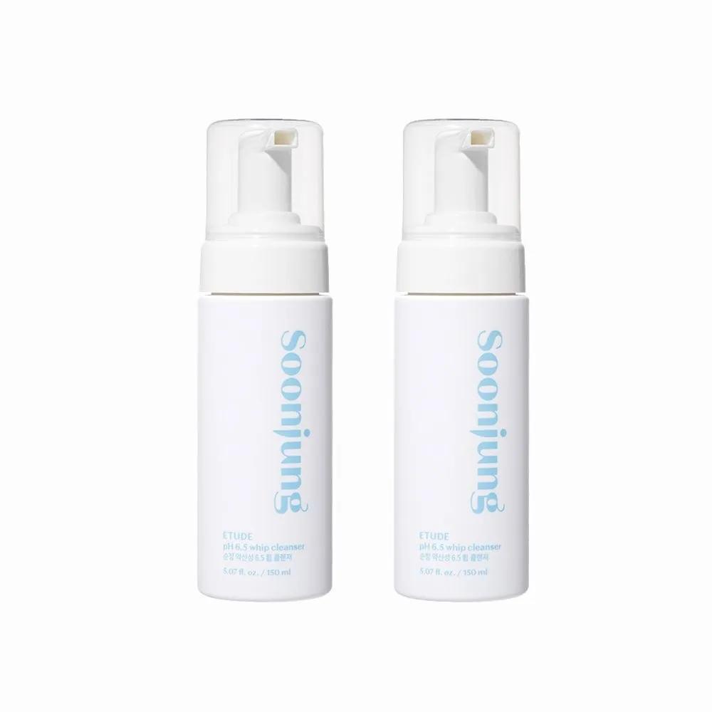 Soonjung Mild Acidic 6.5 Whip Cleanser 150ml x 2 / Hypoallergener Reinigungsschaum / Mild sauer / Blasenreiniger