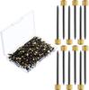 20PC Brass Head Nails Wall Decorative Nail For Hanging Pictures Frame Kit Hardware Tool Photo Hook Hangers