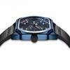 New Men's Creative Square Sports Waterproof Luminous Leather Quartz Watch