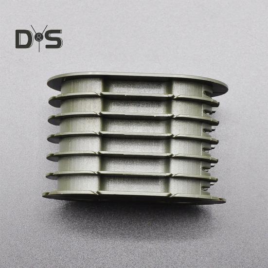 Portaoggetti per lenza da pesca con 6 fessure per lenza, porta finali da pesca con bobine per montaggi per tenere snodi e montaggi organizzati