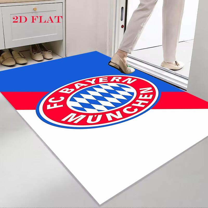 FCB logo Carpet Rug for Living Room Bedroom Home Sofa Decoration,Kids play Nonslip Floor Mat