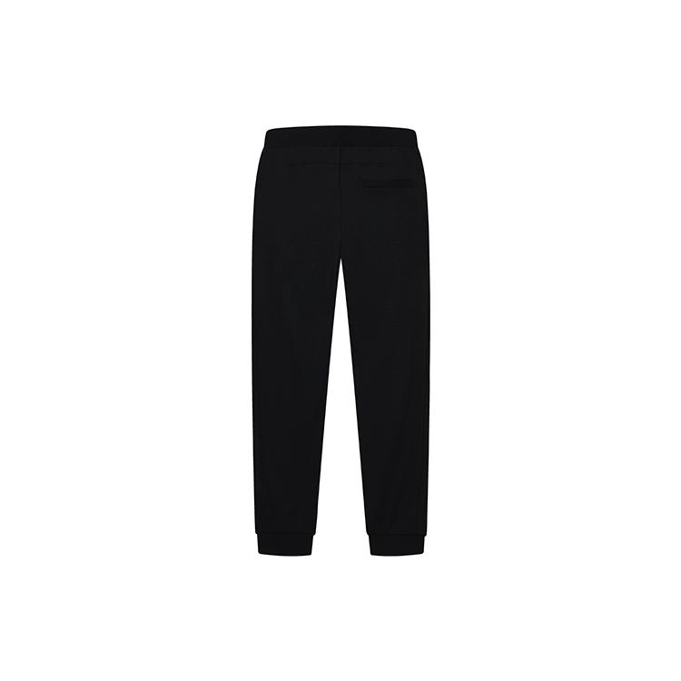 New FILA Knitted Sweatpants Men's Jet Black F11M228605FBK
