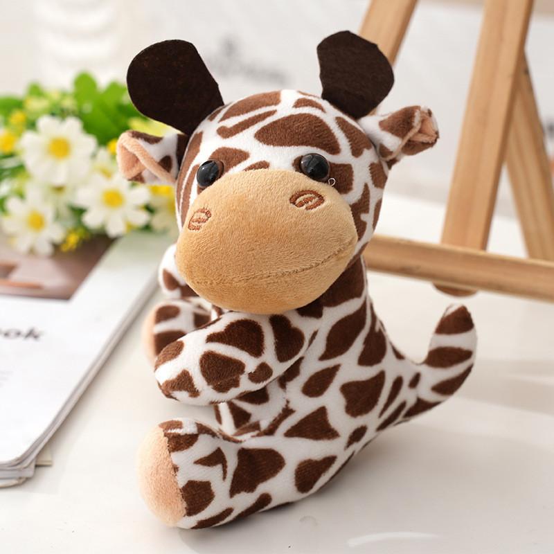 

Cute And Fluffy Animal Plush Keychain Perfect For Car Keys And Backpack Cow