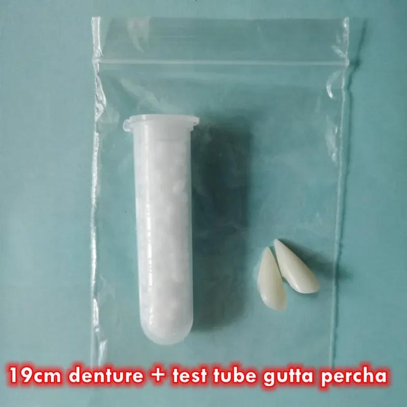 

Suit Resin Vampire Teeth Fangs Halloween Props Cosplay Diy Teeth Plus Glue for Teeth Props Environmentally Friendly Vampire Part