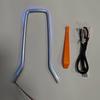 Car LED Central Cup Holder Atmosphere Ambient Light Interior Decorative Lamp For Toyota Corolla CROSS /Altis -2024