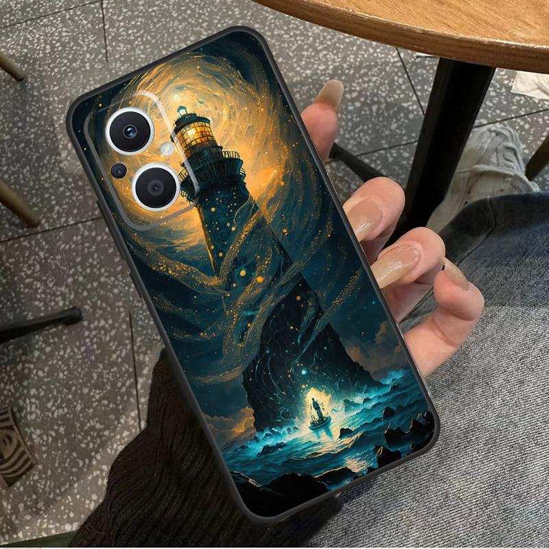 

Lighthouse For OPPO Reno 10 11 12 13 14 Pro 7 8 Lite 8T 11F 12F 13F 14F OPPO Find X8 X9 X5 X6 Pro Case OPPO Reno13 F
