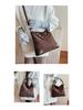 Retro Suede Crossbody Bag - Large Capacity Tote for Autumn/Winter