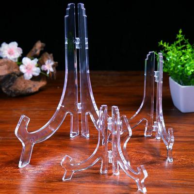 Photo Studio Picture Frame & Painting Display Stand with Ornament and Porcelain Plate Base