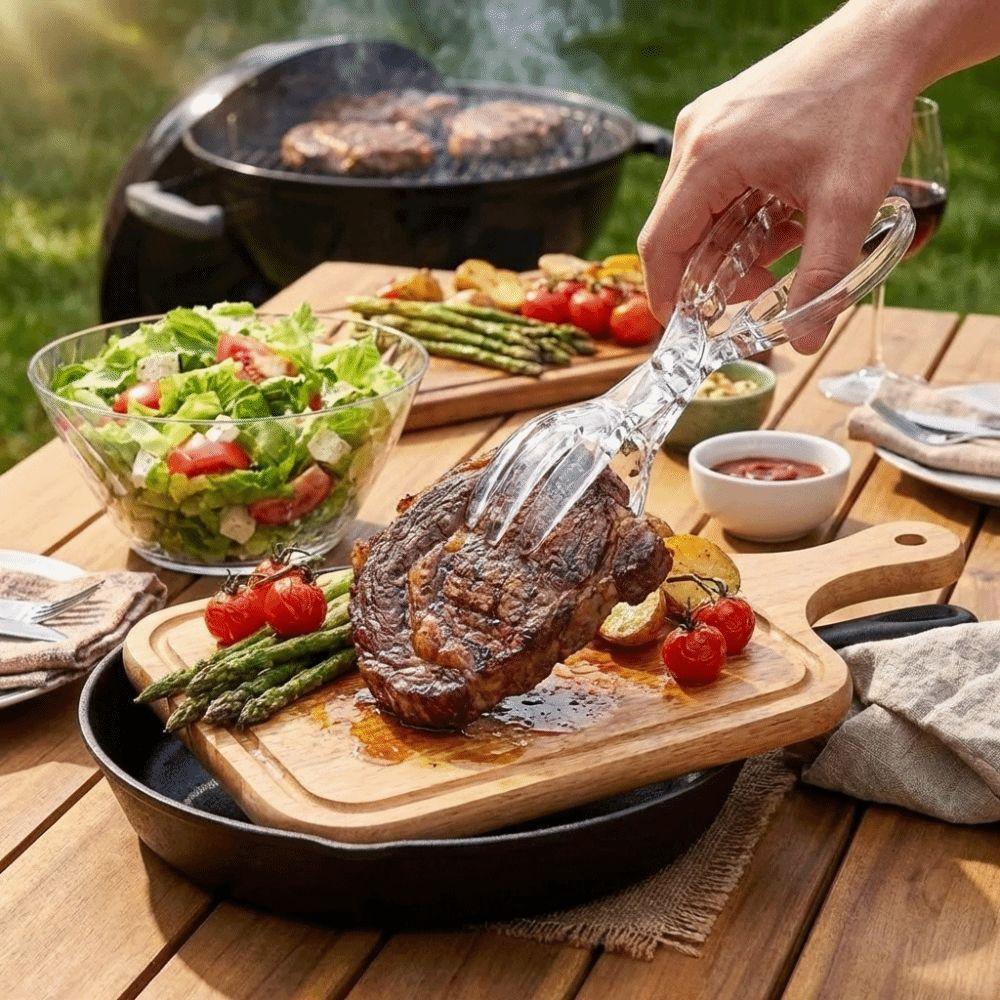 Plastic Salad Tongs Food-Grade Kitchen Clamp Multi-Purpose Food Clip  Wedding Feast